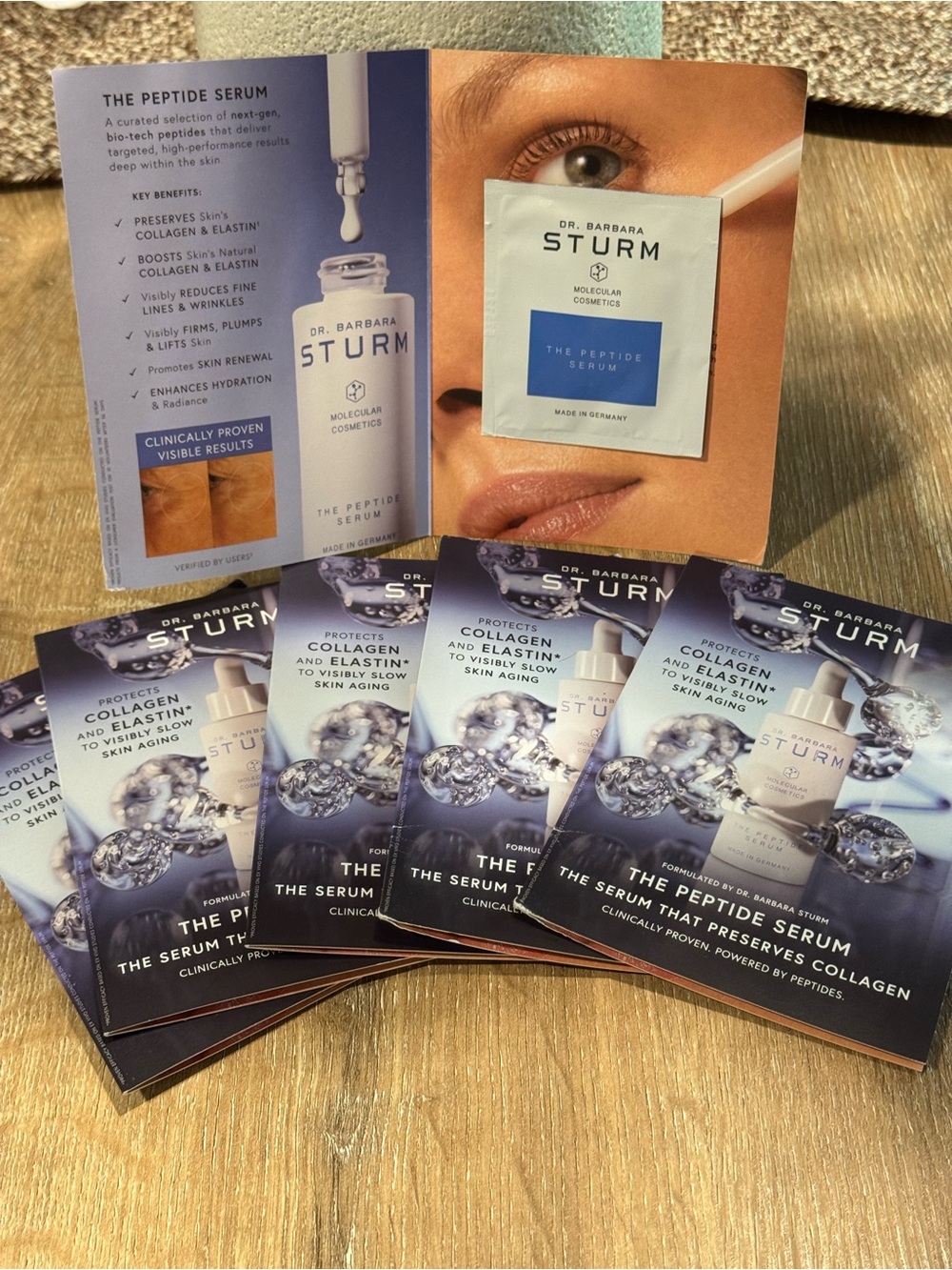 Dr. Barbara Sturm The Peptide Serum - Blue Sample Pack (Women Skincare)